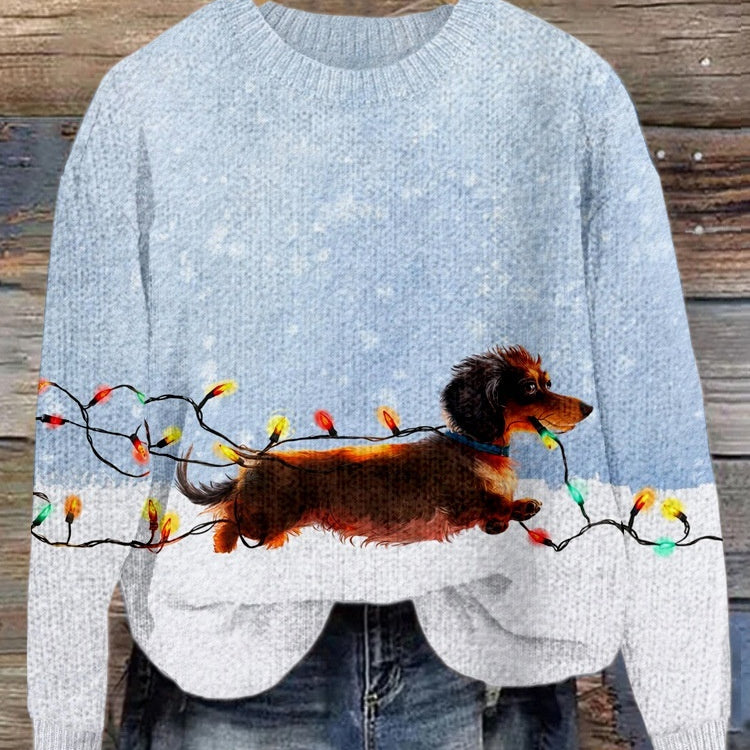 Top casual de cuello redondo con estampado digital para mujer - Bego Fashion