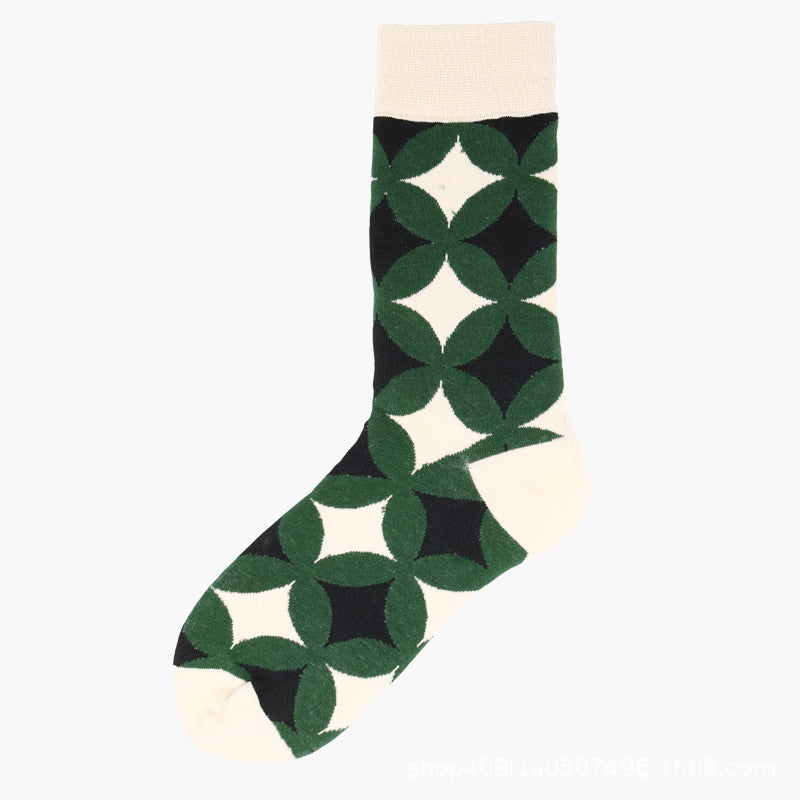 Calcetines largos de algodón hasta media pantorrilla para otoño e invierno - Bego Fashion