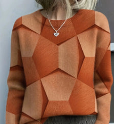 Sudadera navideña de franela con estampado digital 3D para mujer, cuello redondo, ideal para otoño e invierno. - Bego Fashion