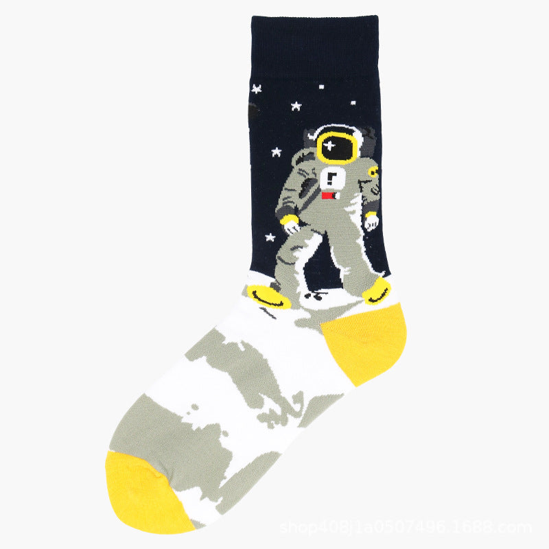 Calcetines largos de algodón hasta media pantorrilla para otoño e invierno - Bego Fashion