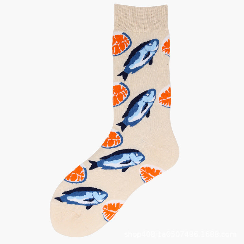 Calcetines largos de algodón hasta media pantorrilla para otoño e invierno - Bego Fashion