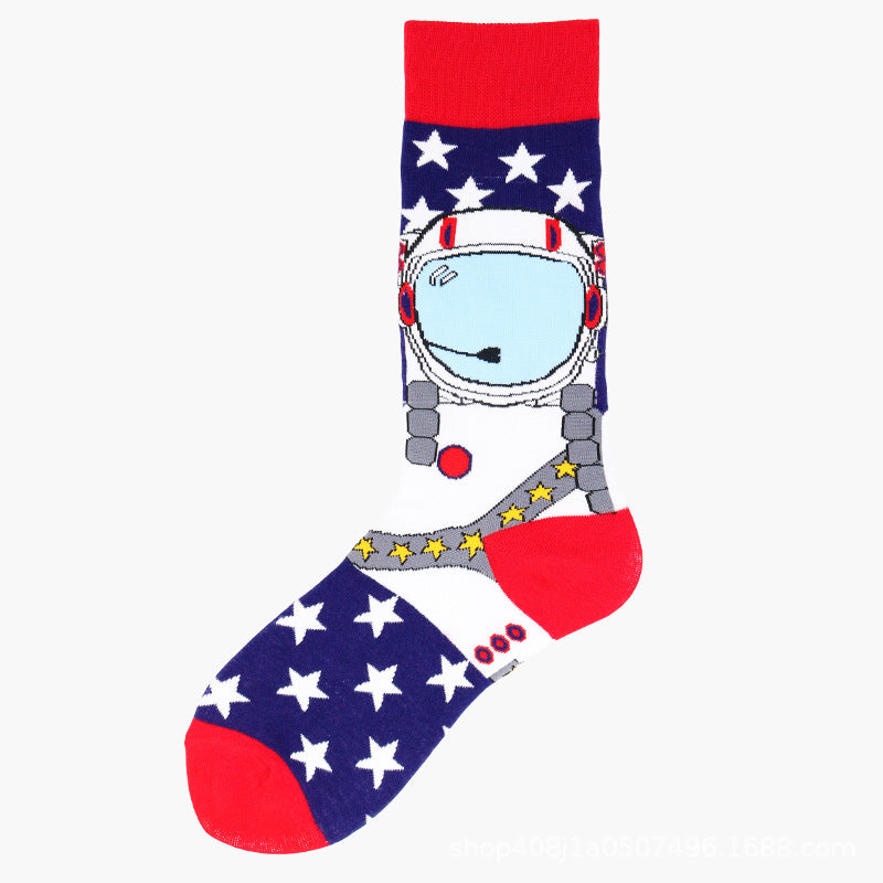 Calcetines largos de algodón hasta media pantorrilla para otoño e invierno - Bego Fashion