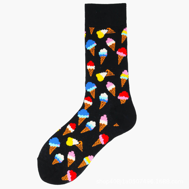 Calcetines largos de algodón hasta media pantorrilla para otoño e invierno - Bego Fashion