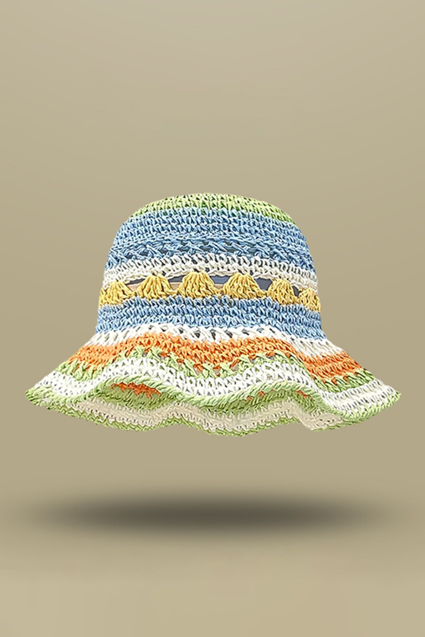Sombrero de pescador tejido en paja