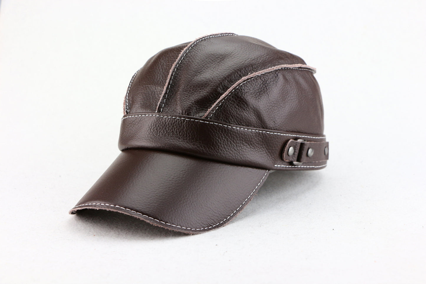 Gorra de béisbol unisex de estilo coreano, moderna y de estilo informal, de piel de vaca para otoño e invierno. - Bego Fashion