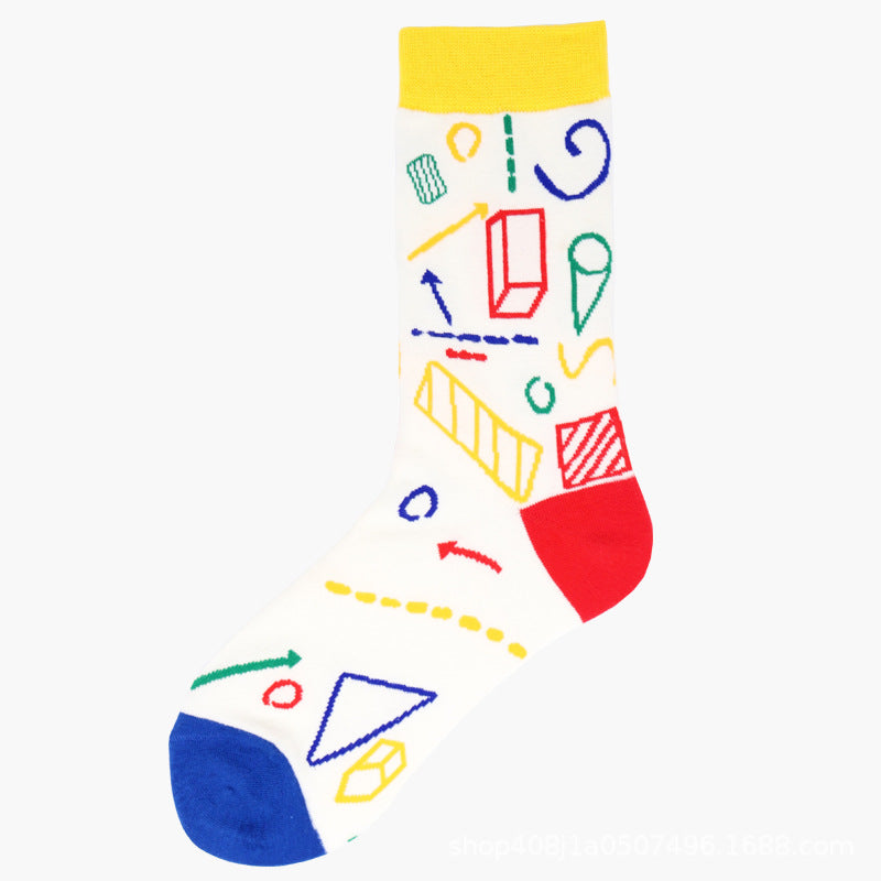 Calcetines largos de algodón hasta media pantorrilla para otoño e invierno - Bego Fashion