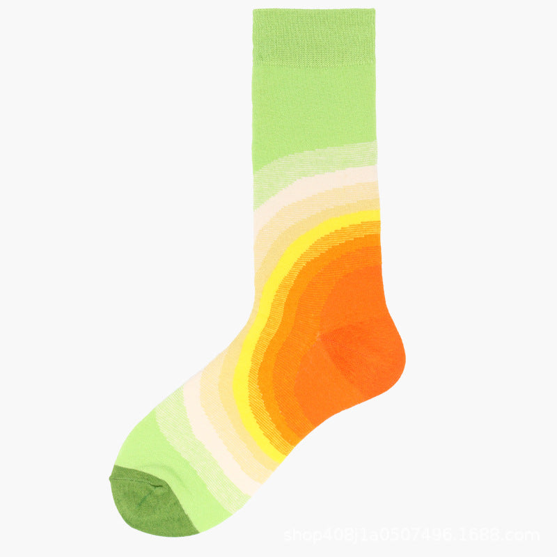 Calcetines largos de algodón hasta media pantorrilla para otoño e invierno - Bego Fashion