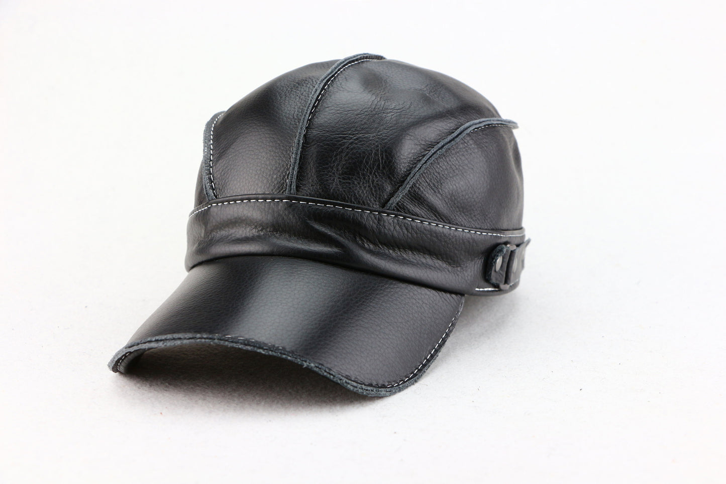 Gorra de béisbol unisex de estilo coreano, moderna y de estilo informal, de piel de vaca para otoño e invierno. - Bego Fashion
