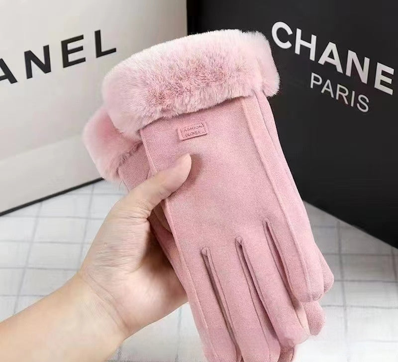 Guantes de otoño e invierno para exteriores, mantienen el calor, terciopelo, protección contra el frío, ciclismo - Bego Fashion