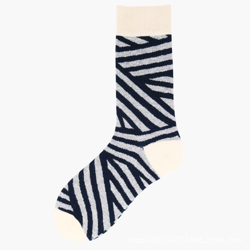 Calcetines largos de algodón hasta media pantorrilla para otoño e invierno - Bego Fashion