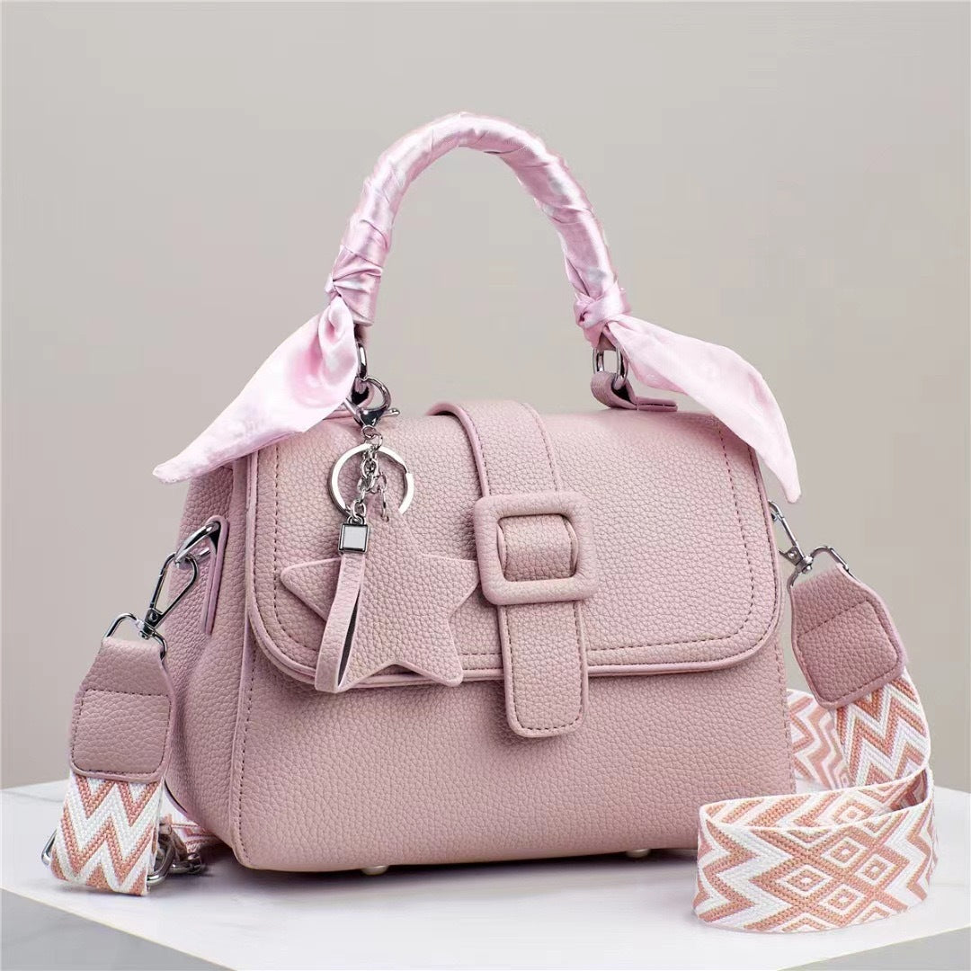 Bolso de mano de color liso para primavera y verano - Bego Fashion