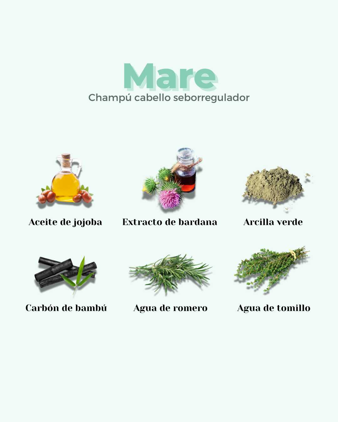 Champú Sólido ECO Cabello Graso MARE - Bego Fashion