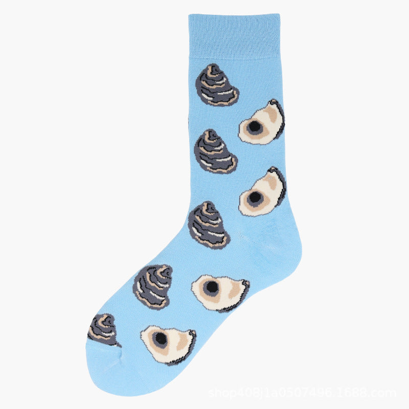 Calcetines largos de algodón hasta media pantorrilla para otoño e invierno - Bego Fashion