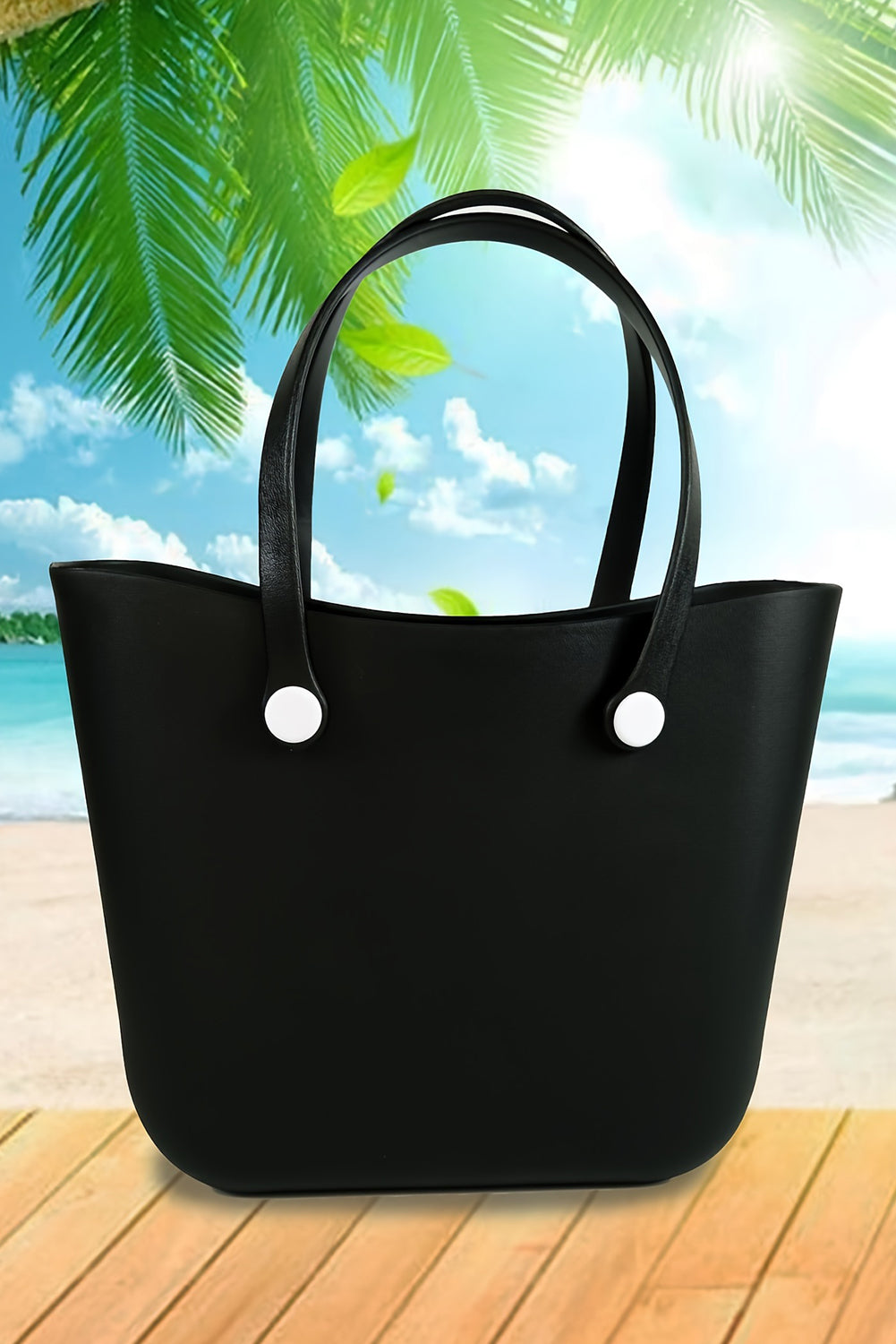 Bolso tipo tote de EVA rosa, impermeable, desmontable y de automontaje.