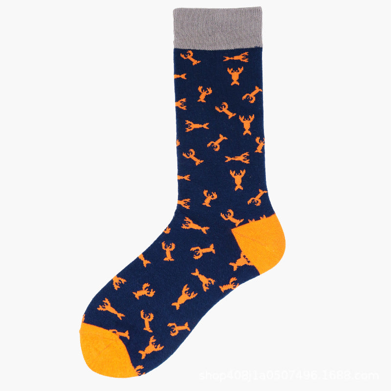 Calcetines largos de algodón hasta media pantorrilla para otoño e invierno - Bego Fashion